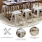 Flash Furniture 18 Inch White Metal Stool, 4PK ET-BT3503-18-WH-GG - alternate 5